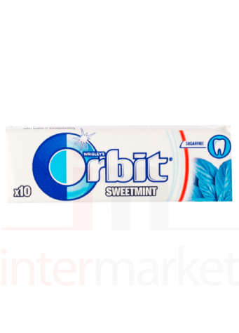 Kramtomoji guma ORBIT SWEETMINT 10vnt. (14g)